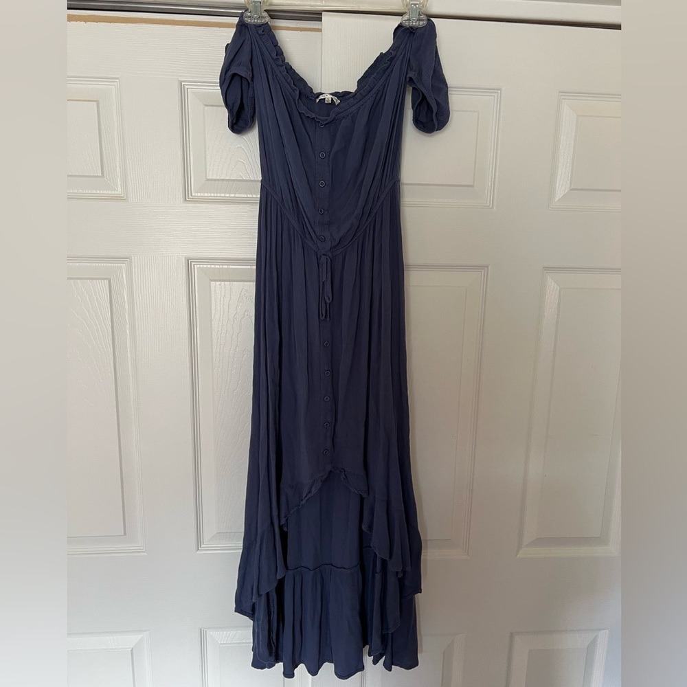 High-Low Black Swan Dress